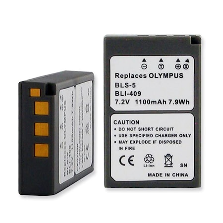 Olympus BLS-5 7.2V 1100 MAh Batteries - 7.92 Watt